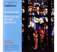 Anonyme Livre D'orgue De [Import]