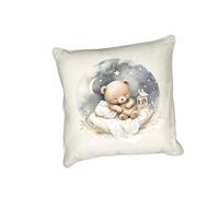 Anonymous Gifting Housse de coussin Ours en peluche endormie Ted 12 - Chambre d'enfant, salle de jeux, chambre à coucher, oreiller pour enfants