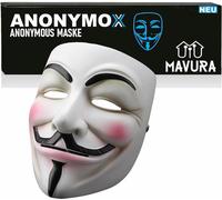 ANONYMOX Guy Fawkes Masque Anonymous Vendetta Halloween Party Masque Cosplay Carnaval Démo Masque de déguisement
