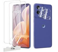 Anoowkoa 2+2 Pièces Compatible avec Motorola Moto G85 5G Film Protection écran TPU Ultra Transparentno Trempé avec Caméra Verre Trempé Protecteur sans Bulles