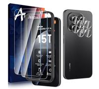 Anoowkoa 2+2 Pièces Verre Trempé pour Xiaomi 15T Pro 5G Transparent Film Protection Écran avec Caméra Arrière Protecteur sans Bulles avec Kit Installation