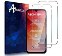 Anoowkoa 2 Pièces Verre Trempé pour Xiaomi Redmi 15a/Redmi A7 Pro/Poco C81 Pro Film Protection Écran Ultra Résistant aux Rayures Protecteur de Téléphone Portable pour Écran Complet