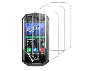 Anoowkoa 4 Pièces Protection Écran Compatible avec Garmin Edge 1050 TPU SOFT Film Protection Écran Ultra Résistant aux Rayures Protecteur de Téléphone Portable pour Écran Complet
