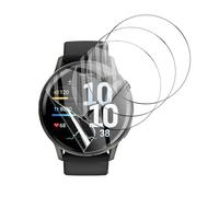 Anoowkoa 4 Pièces Protection Écran Compatible avec Garmin Venu 4/Garmin Venu 3 45mm TPU SOFT Film Protection Écran Ultra Résistant aux Rayures Protecteur de Téléphone Portable pour Écran Complet
