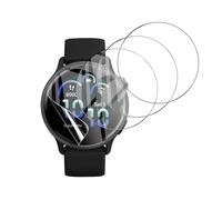 Anoowkoa 4 Pièces Protection Écran Compatible avec Garmin vivoactive 6 42mm TPU SOFT Film Protection Écran Ultra Résistant aux Rayures Protecteur de Téléphone Portable pour Écran Complet