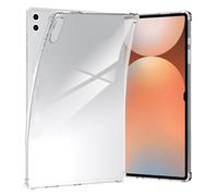 Anoowkoa Coque pour Samsung Galaxy Tab S10 Ultra 14.6 Pouces Transparente Housse de Protection en Silicone Rigide Anti Choc ÉtuisBumper avec Coins Renforcés