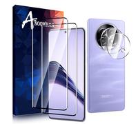 Anoowkoa Verre Trempé Realme 13 Pro/13 Pro+ Transparent Film Protection Écran avec Caméra Arrière Protecteur sans Bulles, [2+2 Pièces] Facile à Installer