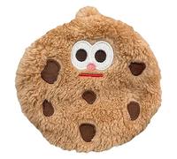 Anopo Joli porte-monnaie en peluche pour femme - Pochette à monnaie Kawaii amusante avec fermeture éclair - Petit porte-clés décoratif, Cookies Kaki, Small, Mignon