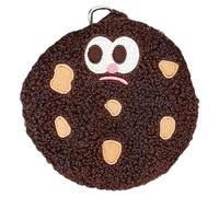 Anopo Joli porte-monnaie en peluche pour femme - Pochette à monnaie Kawaii amusante avec fermeture éclair - Petit porte-clés décoratif, Cookies Café, Small, Mignon