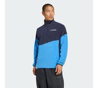 adidas Herren Terrex Multi Climawarm Fleece Anorak, Legend Ink/Ray Blue, L