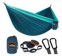 AnorTrek Camping Hammock, hamac de Voyage en Nylon Super léger et Portable avec Deux Sangles d'arbre, pour Le Camping, la randonnée et Le Sac à Dos