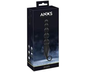 ANOS Anos anal perles avec vibration Transparent Taille Unique