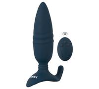 ANOS - plug anal vibrant télécommandé - propulsion - silicone bleu