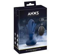Plug anal vibrant avec langue oscillante - Anos