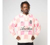 Another Checked Knit Sweater rose S