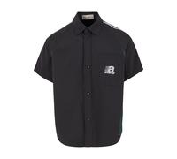 Another Cotton Lab Chemise émeraude / noir / blanc, Taille M