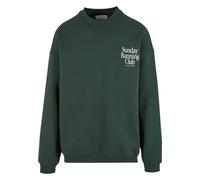 Another Cotton Lab Sweat-shirt vert foncé / blanc, Taille S