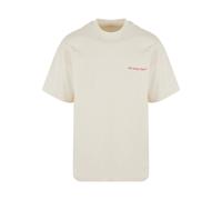 Another Cotton Lab T-Shirt rouge / blanc naturel, Taille XL