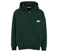 Another Cotton Lab Veste de survêtement 'Caffeine Dept' sapin / blanc, Taille S