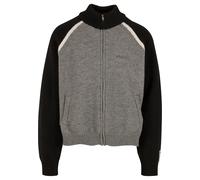 Another Cotton Lab Vestes en maille 'Another' anthracite / noir / blanc, Taille XL