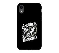 Another Day of Zero Thoughts Dragon Barbu Amusant pour Reptile Coque pour iPhone XR