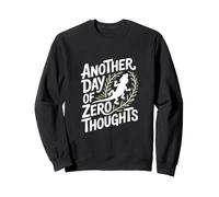 Another Day of Zero Thoughts Dragon Barbu Amusant pour Reptile Sweatshirt