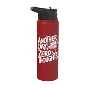 Another Day Of Zero Thoughts Dragon barbu Stainless Steel Insulated Water Bottle