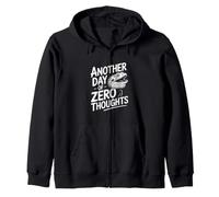 Another Day of Zero Thoughts Reptile Lézard Barbu Dragon Sweat à Capuche