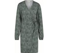 Another Label Mia Dress L/s Grey Green Animal Taille: M | Robes Mini Outlet | Femme | Gris