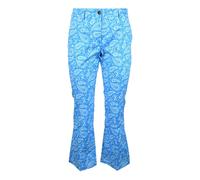 Another Label - Pantalon en coton et élasthanne - Femme - Pantalons - Bleu - Taille: 36 FR