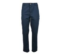 Another Label - Pantalon en coton et élasthanne - Femme - Pantalons - Bleu - Taille: 40 FR