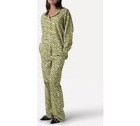 Another Label Wanda Pants Abstract Green Taille: XS | Pyjamas Outlet | Femme | Vert