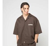 Another Linen Short Sleeve Shirt brun S