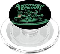 Another Round Funny Golf & Drinking Vintage Golfeur PopSockets PopGrip pour MagSafe