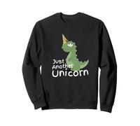 Another Unicorn Licorne Dinosaure avec Une Gaufre de Glace Sweatshirt