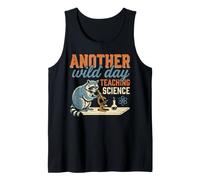 Another Wild Day Teaching Science Raccoon Teacher Débardeur