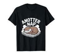 Anotter Nap Adorable Motif Loutre endormie T-Shirt Graphique avec Valeur