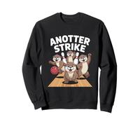 Anotter Strike Jeu de jeux de mots loutres Sweatshirt