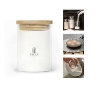 Anoud Bougie Bougie Bougies Granules Sand Wax Décoratifs Spéciaux Illumine et Harmonise les Moments spéciaux - Special Bundle Bocal en verre 400g et 10 Wicks mèches