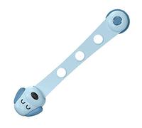 Anoudon Lot de 4 serrures pour armoire de bébé, sécurité enfant, serrures pour placards et tiroirs, portes, toilettes, réfrigérateur et plus encore. Taille de la sangle réglable avec colle forte