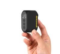 anoutway Mini Pompe à vélo, Pompe à vélo avec manomètre numérique, Pompe à air électrique pour vélo, arrêt Automatique pour VTT, vélo de Route AT1 Pro