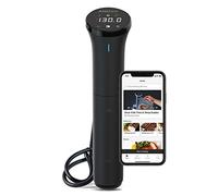 Anova Cuiseur de précision Nano 2.0 AN400-EU00, Precision Cooker, sous Vide, WiFi, INCL. Prise Type C pour Utilisation EU, Bluetooth, Petit, Noir
