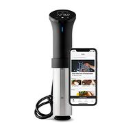 Anova Cuiseur de précision 2.0 AN500-EU00, Precision Cooker, Sous Vide, WiFi, 100 Watt, incl. prise type C pour utilisation EU, Bluetooth, incl. app Anova, noir et argenté