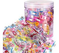 Anpro Lot De 60 Pinces À Coudre Multicolores Pour Le Matelassage Et L'artisanat - Pinces En Plastique Durables