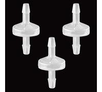 ANPTGHT Clapet anti-retour unidirectionnel de 4 mm (4 mm) - Valve en plastique pour eau, carburant, air, gaz (lot de 3)