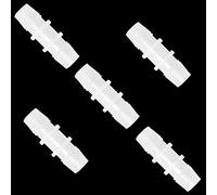 ANPTGHT Lot de 5 raccords cannelés en plastique pour tuyau d'aquarium - 8 mm x 8 mm