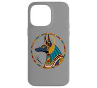 Anpu Anubis coloré - Chien égyptien Dieu des Morts Anubis Coque pour iPhone 14 Pro Max
