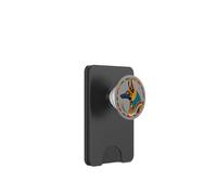 Anpu Anubis coloré - Chien égyptien Dieu des Morts Anubis PopSockets PopWallet pour MagSafe