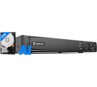 Anpviz 16CH 4K PoE NVR Système Caméra de Sécurité 16 Canaux Enregistreur Vidéo CCTV, Prend en Charge 1080p 4MP 5MP 6MP 8MP Caméra IP, H.265+ NVR, Enregistrement de Surveillance 24/7(Série H)