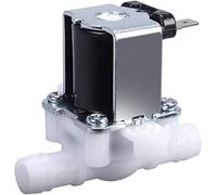 ANQECAJH Électrovanne DC12 DC24 AC220V Électrovanne sous Pression normalement fermée Vanne d'entrée 12 mm for Distributeur d'eau Purificateur d'eau Plastique Utile(220 Volt)